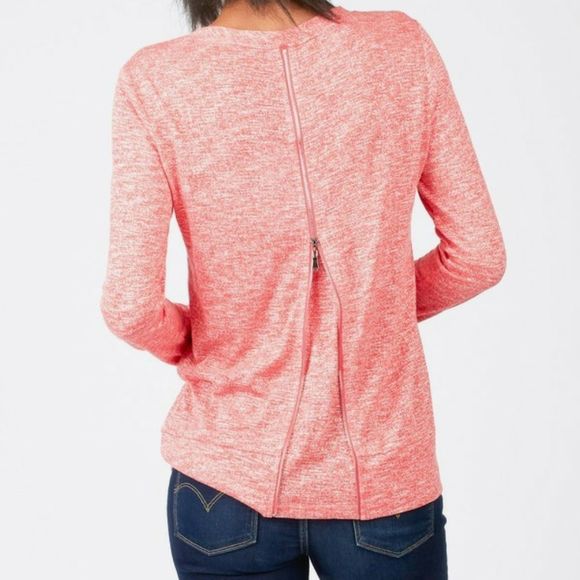 Summer & Sage Zip Back Sweater - Picture 3 of 8